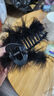 羽毛抓夾女后腦勺發(fā)夾高端發(fā)飾高級感夾子2025新款毛毛發(fā)卡鯊魚(yú)夾 黑色中號【約9.5厘米】 曬單實(shí)拍圖