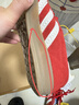 阿迪達斯（adidas）（adidas）三葉草男女鞋GAZELLE INDOOR低幫休閑鞋IF1808紅白38 曬單實(shí)拍圖