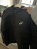 亞瑟士（asics）童裝冬季兒童柔軟舒適三防輕薄保暖羽絨服【高充絨量】 黑色 清潔度1000-鴨絨 150 充絨量88.5g 曬單實(shí)拍圖