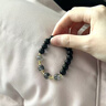 【去霉運轉運】收藏級天然烏金黑曜石黑發(fā)晶幸運手鏈女本命年原創(chuàng  ) 去霉運轉運天然黑曜石黑發(fā)晶手鏈 直徑8mm(手圍14cm) 曬單實(shí)拍圖