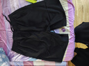 真維斯戶(hù)外運動(dòng)短褲男士夏季冰絲透氣休閑戶(hù)外運動(dòng)輕薄彈力五分褲 黑色  2XL 曬單實(shí)拍圖