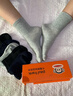 大嘴猴100%純棉襪子男士中筒春夏運動(dòng)純棉襪防臭10A抗菌吸汗透氣6雙禮盒 曬單實(shí)拍圖