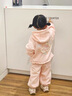 G.duck小黃鴨女童秋裝運動(dòng)套裝2025新款兒童開(kāi)衫衛衣兩件套女孩寶寶衣服 粉色 100 建議2~3歲【 90-100cm】cm 曬單實(shí)拍圖