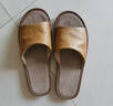 果洛菲亞麻拖鞋男女款四季情侶室內防滑棉麻布地板涼拖 褐黃色 44/45  曬單實(shí)拍圖