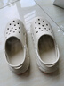 潔麗雅手術(shù)室洞洞鞋男士夏季外穿防滑沙灘涼鞋厚底EVA防臭醫用拖鞋男 米色 【蜂窩防滑、久站不累】 40-41 【適合39-40碼】 曬單實(shí)拍圖