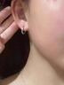 戚小米s999純銀耳環(huán)女耳圈耳骨釘養耳洞耳骨環(huán)高級感素圈耳扣耳釘耳飾男 999足銀10mm耳環(huán)一對 【適合耳骨和小耳垂佩戴】 曬單實(shí)拍圖