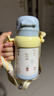 貝親（Pigeon）保溫杯兒童吸管杯 學(xué)生便攜雙飲水杯單手柄450ml(藍色萌爪小分隊) 曬單實(shí)拍圖