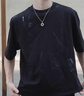 速寫(xiě)男裝2025夏新品短袖T恤A型寬松圓領(lǐng)9P6113080 001本黑 XL 曬單實(shí)拍圖