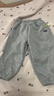 嘟嘟家寶寶春裝褲子運動(dòng)戶(hù)外潮春秋女童慢跑褲洋氣時(shí)髦男童衛褲休閑卡通 麻灰色 100 曬單實(shí)拍圖