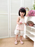 班喜迪女童夏裝套裝2026新款洋氣寶寶吊帶背心小童短褲夏季薄款兒童衣服 粉色 90 曬單實(shí)拍圖