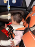 CLCEY兒童車(chē)載座椅汽車(chē)用0-4-12歲寶寶嬰兒通用車(chē)上座椅簡(jiǎn)易便攜式增高 標準款-橙色【適用6個(gè)月-12歲】 曬單實(shí)拍圖