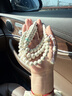 大留白星月菩提子海南108顆原生態(tài)脂圓珠畢業(yè)級佛珠高密順白男女 【鎮店級】星月菩提 12mm 曬單實(shí)拍圖