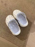 QYCKABY洞洞鞋女款夏季外穿2026新款厚底足弓支撐eva防滑防臭涼拖鞋女士 白藍cute小狗【足弓支撐】 38 -39標準碼（內長(cháng)245MM） 曬單實(shí)拍圖