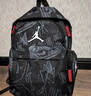 耐克（NIKE）耐克AJ喬丹雙肩男女書(shū)包簡(jiǎn)約涂鴉大容量隔層雙肩包背包 曬單實(shí)拍圖