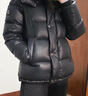 波司登（BOSIDENG）冬季羽絨服鵝絨女士泡芙加厚立領(lǐng)外套商場(chǎng)熱賣(mài)同款B250243116 幻夜黑-自然光-高品質(zhì) L 170/92A充絨量201g 體重約120-130斤 曬單實(shí)拍圖