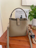 viney牛皮包包女包新款水桶包輕奢單肩手提包生日禮物高級感送女友老婆 【卡其】時(shí)尚閨蜜實(shí)用走心 高端品牌小眾通勤休閑 曬單實(shí)拍圖