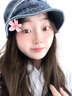 Charm Kendo牛仔貝雷帽子女夏季薄款透氣八角帽子日系復古畫(huà)家帽百搭遮陽(yáng)盆帽 深藍色 曬單實(shí)拍圖