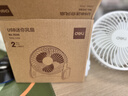 得力USB桌面風(fēng)扇速迷你輕音家用臥室辦公室臺式風(fēng)扇宿舍桌面學(xué)生宿舍風(fēng)扇 U型底座小臺扇/電風(fēng)扇 白 曬單實(shí)拍圖