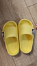 巴布豆兒童拖鞋男女童寶寶軟底居家浴室夏季涼拖鞋 黃色 170碼 曬單實(shí)拍圖