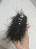 加恩倍 高級感鴕鳥(niǎo)毛中號羽毛抓夾女2025新款后腦勺發(fā)夾鯊魚(yú)夾毛毛發(fā)卡 黑色鴕鳥(niǎo)毛抓夾一個(gè) 曬單實(shí)拍圖