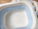 世紀寶貝（babyhood）寶寶洗臉盆新生嬰兒折疊專(zhuān)用初生兒童小盆洗屁屁PP洗漱盆 【小鱷魚(yú)折疊盆_可懸掛】天空藍(1個(gè)裝) 曬單實(shí)拍圖