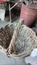 柳條編織筐籃子 籃子/柳條筐/耐用型竹簍/竹筐竹籃/收納白蠟條手 默認 曬單實(shí)拍圖