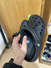 卡駱馳（CROCS）洞洞鞋貝雅男鞋女鞋輕便耐磨一腳蹬拖鞋休閑鞋|10126 黑色-001 43 (270mm) 曬單實(shí)拍圖