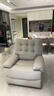 LAZBOY樂(lè )至寶落日哈尼輕奢真皮可躺可搖功能沙發(fā)躺椅白色0.99m【3天發(fā)】 曬單實(shí)拍圖