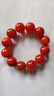 通騰  TOONTEEN天然紅瑪瑙手鏈玉石手鏈 情侶款瑪瑙手串大號富貴肚瑪瑙手排 20的12顆 曬單實(shí)拍圖