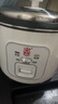三角牌（Triangle）電飯煲家用老式電飯鍋小不粘鍋內膽帶蒸籠柴火飯米飯鍋煮飯鍋微壓老人用蒸煮一體 升級湯粥鍵【煮粥防溢】 3L （3-4人用） 曬單實(shí)拍圖