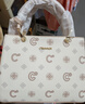 千百度（C.BANNER）包包女包手提包印花斜挎單肩大容量輕奢生日禮物高級感送女友老婆 曬單實(shí)拍圖