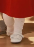 戴維貝拉（DAVE＆BELLA）嬰兒連褲襪小童打底褲女寶寶彈力襪女童舞蹈襪春裝新款童襪 白色DB1247922-1 1-1.5歲 80cm（建議身高66-80cm） 曬單實(shí)拍圖