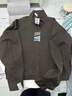 優(yōu)衣庫合作款/女裝男裝棉混紡短外套484032 39 棕黑色 M 曬單實(shí)拍圖