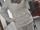 探拓（TECTOP）戶(hù)外輕薄羽絨服修身保暖羽絨外套 2347234YR 女款馥月白2XL 曬單實(shí)拍圖