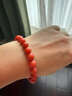 紀梵蒂 GEFIODEY保山南紅手串本命年原礦原色瑪瑙手鏈磨砂柿子紅滿(mǎn)色滿(mǎn)肉一物一證 博物館級天然保山南紅8mm珠徑 曬單實(shí)拍圖