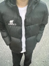 駱駝（CAMEL）【迪麗熱巴同款】羽神短款羽絨服熱反射升溫保暖加厚連帽面包服 幻影黑，男女，734CA6B605F L 曬單實(shí)拍圖