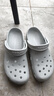 卡洛馳（CROCS）男女鞋經(jīng)典洞洞鞋休閑時(shí)尚潮流沙灘鞋包頭涼拖鞋 10001-1FT 42-43 曬單實(shí)拍圖
