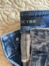逸陽(yáng)（ESE-Y）【超柔云感】哈倫老爹牛仔褲女2026春新款寬松顯瘦九分香蕉褲 復古藍 29 曬單實(shí)拍圖