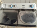 海爾（Haier）13公斤/15公斤半自動(dòng)洗衣機雙桶雙缸家用大容量強勁水流洗洗脫水分離甩干以舊換新波輪老式洗衣機 13公斤贈10年電機延?？?雙缸 小神泡凈洗+一級能效 曬單實(shí)拍圖