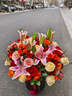 冉子花坊鮮花速遞同城配送向日葵混搭抱抱桶玫瑰送愛(ài)人女友生日禮物真鮮花 健康幸福 曬單實(shí)拍圖