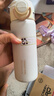 炊大皇保溫杯316不銹鋼兒童男士女士杯子吸管高顏值商務(wù)550ml（象牙白） 曬單實(shí)拍圖