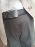 老爺車(chē)春季新款純棉休閑褲子男款直筒高腰厚款男褲中青年商務(wù)寬松長(cháng)褲男 深灰色 32 (2尺5腰圍) 曬單實(shí)拍圖