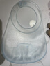 babycare寶寶吃飯圍兜輔食飯兜防水硅膠嬰兒兒童圍嘴口水兜巾【超輕3D】 曬單實(shí)拍圖