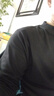 真維斯（Jeanswest）長(cháng)袖t恤男裝秋冬季款保暖內搭打底衫雙面加絨純色男士長(cháng)袖上衣服 黑色 純色 2XL 【高低領(lǐng)可選】 曬單實(shí)拍圖
