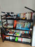 家用白色貨架置物架多層落地商用超市廚房陽(yáng)臺儲藏室鋼制收納架 三層高80cm【白色加厚款】 長(cháng)40cm*寬30cm 曬單實(shí)拍圖