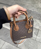 MICHAEL KORS Mercer風(fēng)琴包中號棕色手提單肩斜挎MK女包禮物女士輕奢包包 曬單實(shí)拍圖