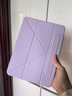 VXJ適用蘋(píng)果ipadair8保護殼pro磁吸平板11代a16三y折透明亞克力防彎13皮套無(wú)筆槽mini7拆分10.2軟膠4 【3+Y支架丨防彎升級丨莫蘭迪色】淺紫+鋼化膜 iPad mini6/7代（8.3寸） 曬單實(shí)拍圖