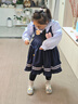 G.duck朱迪兔子警官衣服洛麗塔公主裙兒童連衣裙春秋季卡通女孩cos演出 朱迪警官服裝裙子 130 （建議身高120cm 8-9歲）cm 曬單實(shí)拍圖