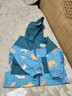 女童春裝韓版外套上新小童男寶寶可愛(ài)卡通字母印花休閑連帽夾克潮 小花狗外套藍色 100 曬單實(shí)拍圖