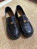 百麗（Belle）元寶樂(lè )福鞋女鞋2026春季新款商場(chǎng)同款羊皮黑色小皮鞋E9L1DAA6預售 黑色 36 (230mm) 曬單實(shí)拍圖
